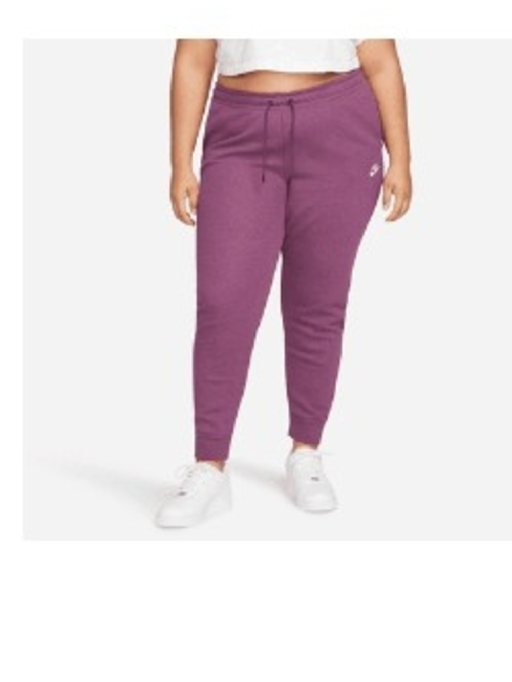 Nike Sportswear Women Plus-Size 3X Sangria Heather Jogger Pants